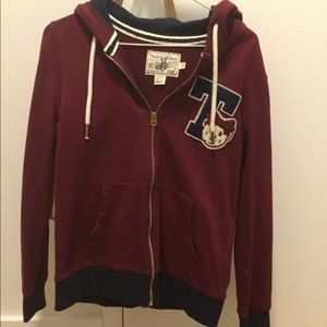 Red Hoodie with cute bears